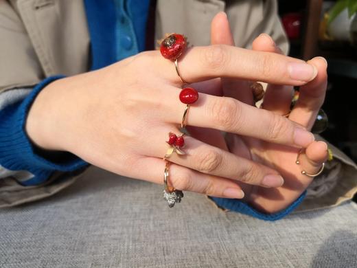 可可爱爱的手工制花果戒指 双十一优惠盲盒（3个） 商品图3