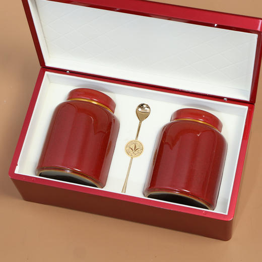 知味烤漆【中双瓷罐•红】188元一套/一件8套 商品图5