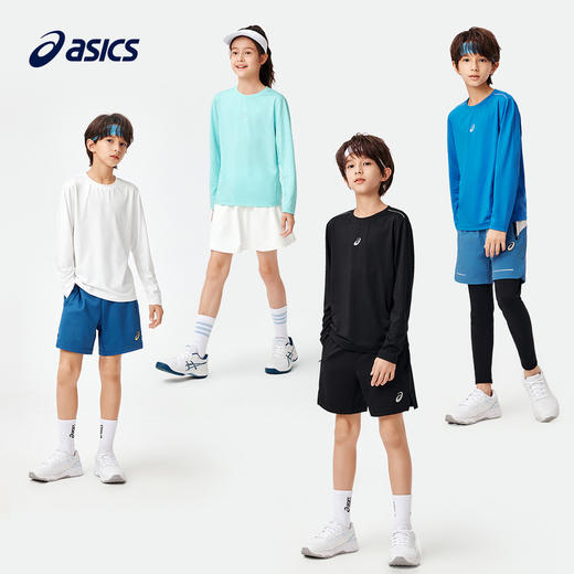 asics/亚瑟士童装2024年春季新款男女童运动休闲速干百搭针织T恤 商品图4