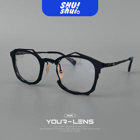 大艺术家！日系手作徐峥同款丸山正宏同款不规则钛合金眼镜框 送男朋友佳品