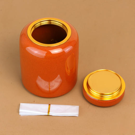 知味烤漆【中双瓷罐•橙】188元一套/一件8套 商品图4