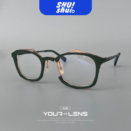 大艺术家！日系手作徐峥同款丸山正宏同款不规则钛合金眼镜框 送男朋友佳品 商品图3