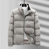 白鸭绒男士羽绒服冬季新款简约百搭立领轻薄保暖休闲上衣外套 商品缩略图0