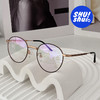 闺中密友!秀智同款韩系园园钛合金眼镜框，黑金配色清纯气质 商品缩略图5