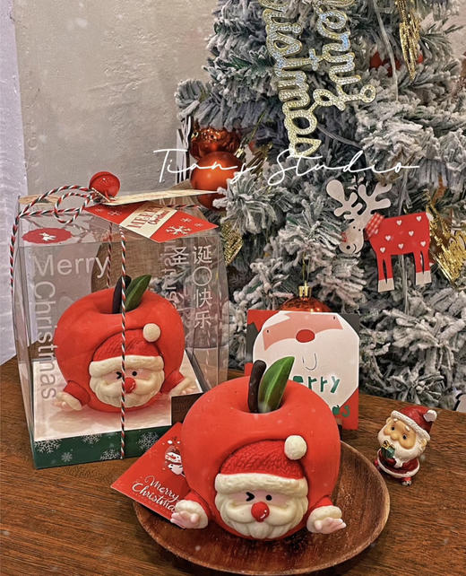 【圣诞老人苹果蛋糕】提前预订送圣诞勺子 商品图0