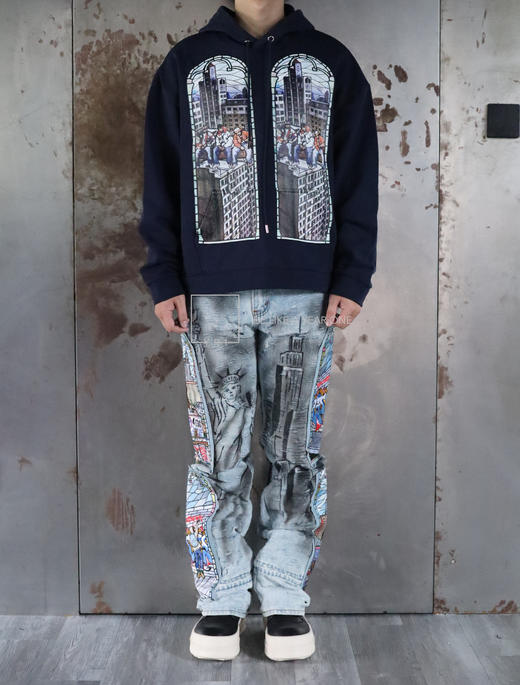 WHO DECIDES WAR｜黑色“外交官”连帽衫 商品图0