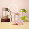 miGo 玻璃泡茶杯女士茶水分离杯防摔耐热家用办公室带盖杯子带把茶杯 星茶·玻璃桌面杯 商品缩略图1