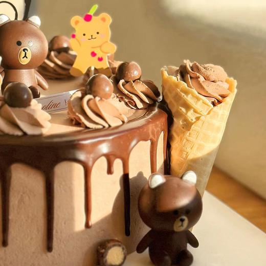 奶油蛋糕/巧克力甜筒小熊 商品图1