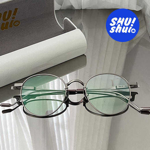 GM同款TOM21 设计师款钛合金眼镜框 男女同款显脸小【蔡司依视路镜片4折起，凯米2.5折起】h 商品图4