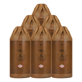 怀庄83（30）  酱香型53度 500ML 茅台镇怀庄酒业出品