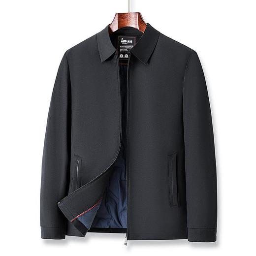 轻奢鹅绒服男士秋冬季新款翻领简约百搭保暖羽绒服男 商品图4