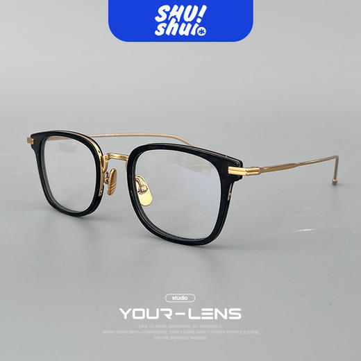 好莱坞女王！TB同款板材纯钛腿眼镜框 高度数舒适佩戴 男女皆可全包眼镜框 商品图4