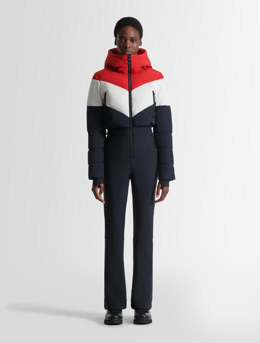 Fusalp - Kira - Marin/Racing - 女装 - 连体滑雪服 - 深蓝色/红色 商品图3