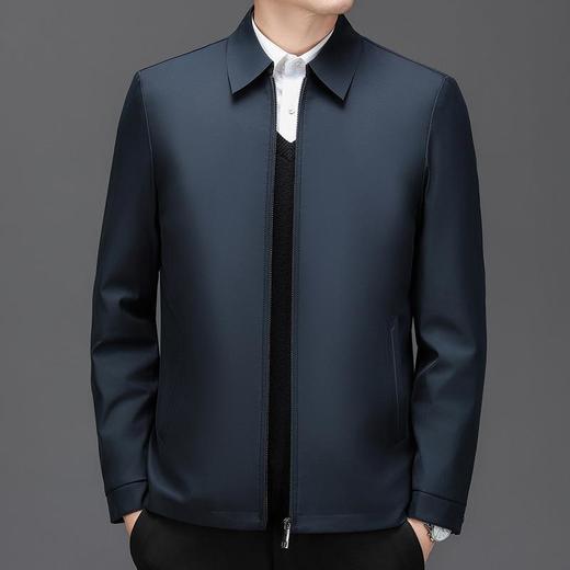 轻奢鹅绒服男士秋冬季新款翻领简约百搭保暖羽绒服男 商品图1