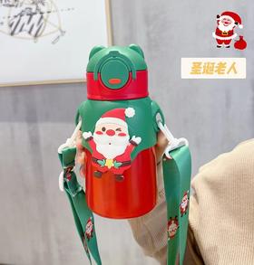 【与梦境相伴，儿童萌趣保温杯】食品级316不锈钢，保温效果出众；大容量500ml，满足学生日常需求；高颜值设计，让孩子们爱上喝水！圣诞杯！