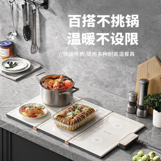 摩飞折叠暖菜板MR8300【分仓直发，72小时发货，周末节假日不发货】 商品图2
