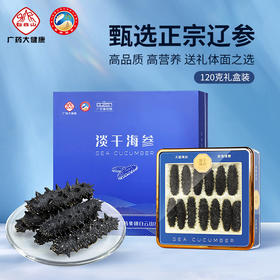 白云山广药大健康 天然海场 精挑优质海参 淡干海参120g（60头）礼盒装