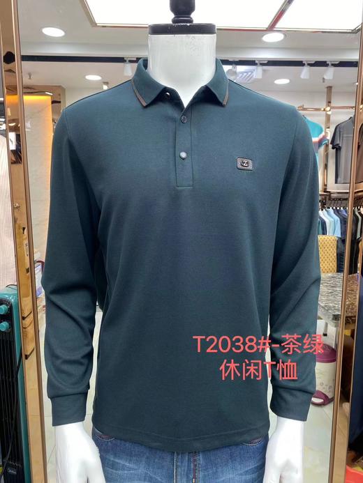 男反领长袖T2038 商品图1