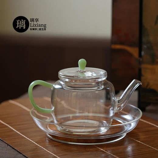 璃享丰禄玻璃茶壶泡茶壶功夫茶具小壶花茶壶透明带过滤净观壶 商品图9