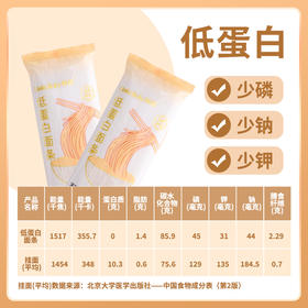 低蛋白面条 低蛋白少磷少钾少钠  320克/袋