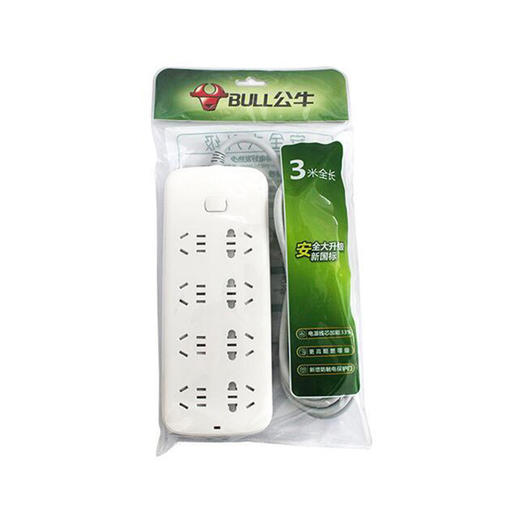 安巢 公牛 S1080(S)袋装延长线插座 商品图3