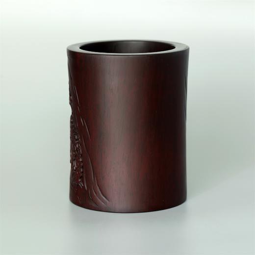 访友图°黑檀小笔筒 商品图3