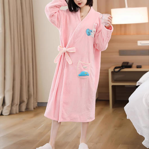 裁缝学苑AQ223 可穿可裹式浴袍冬睡袍纸样睡衣家居服打版裁剪样板 商品图1