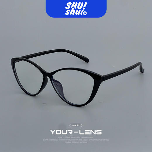 猫咪小姐！猫眼眼镜框tr90材质 大脸显小 素颜绝绝子 商品图0
