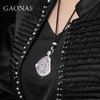 GAONAS  高纳仕 经典白色大佛公项链 10253XW 商品缩略图4