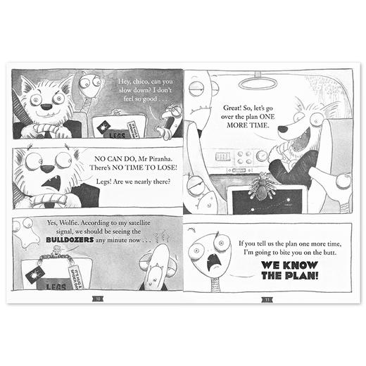 【赠1-14册音频】The Bad Guys 坏蛋联盟 套装 英文原版 儿童漫画电影小说 Scholastic学乐畅销童书 商品图3