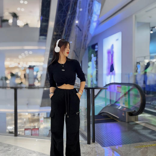 WS腰头抽绳拉链口袋加绒休闲长裤31023 冬季 992614620619 商品图1