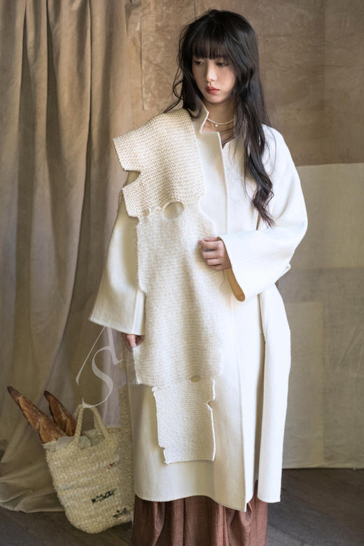 Daniela Gregis 奶油色编织手拎包 商品图10