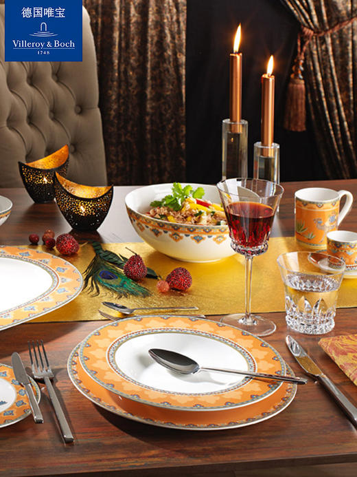 villeroyboch德国唯宝欧式进口金边骨瓷装饰盘复古艺术奢华中东 商品图3