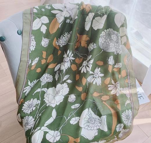 FS23款竹纤维竹棉印花围巾1809 商品图7