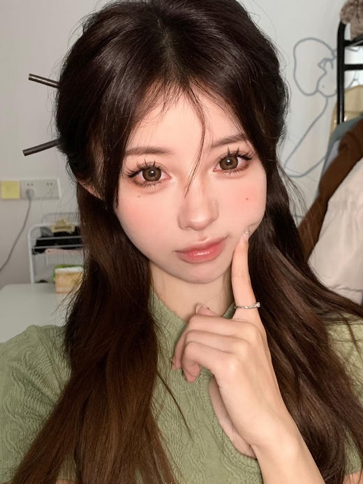 【本店实拍】巨无霸系列-皇家菲士/蓝色潮汐/勃艮第红/绿光森林-14.5mm 【年抛 度数0-1000度 无525/575 】 商品图12