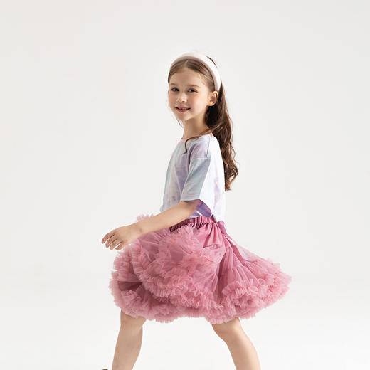 【圣诞tutu公主裙】欧美圣诞节童装女短款软纱透气tutu公主裙儿童网纱蓬蓬裙百褶裙女 商品图2