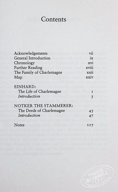 【中商原版】艾因哈德 查理曼大帝传 英文原版 PBC Two Lives of Charlemagne Einhard 欧洲史 历史 商品图4