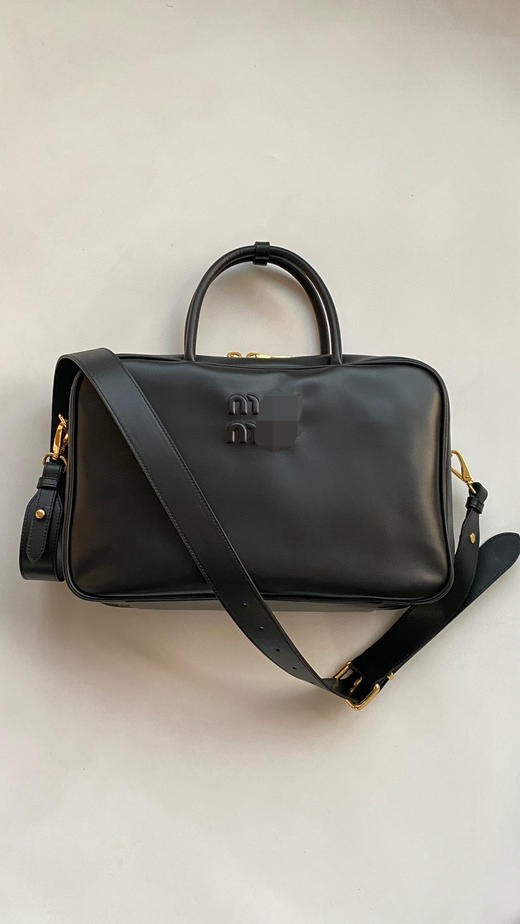 1213-1 miu大号保龄球包 黑色 棕色 橄榄绿 34*22*12cm 商品图1