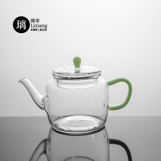璃享丰禄玻璃茶壶泡茶壶功夫茶具小壶花茶壶透明带过滤净观壶 商品图4