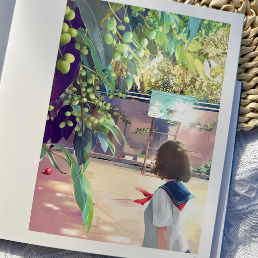 全部发生在夏日 Mochy作品集梦幻*系插画集艺术临摹画册插画教程手绘画册设定集书籍 商品图3