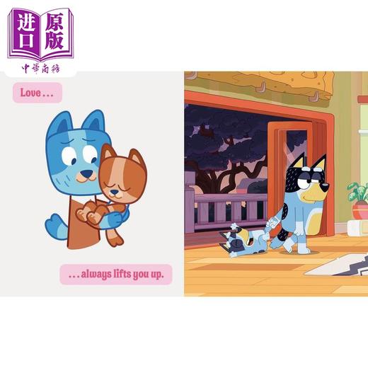 【中商原版】小蓝狗布鲁伊 Love from Bluey 英文原版 儿童卡通动画故事绘本 图画故事书 精装 进口童书4-8岁 儿童读物 亲子 商品图4