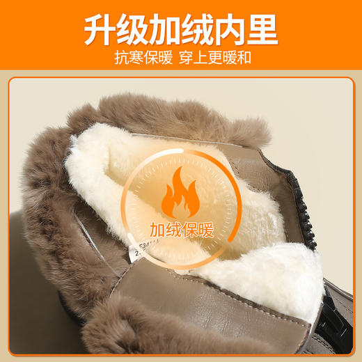 品质好货 | Safiya/索菲娅2023新款加绒加厚拉链兔毛一体棉靴雪地靴 SF3411A705 商品图7