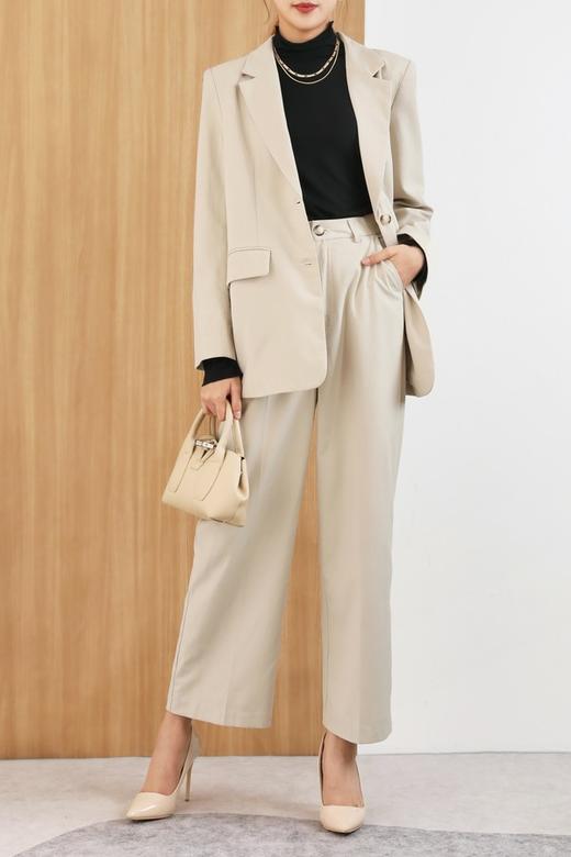 ESTELLICA 高级廓形西装直筒西裤套装 13472 商品图4