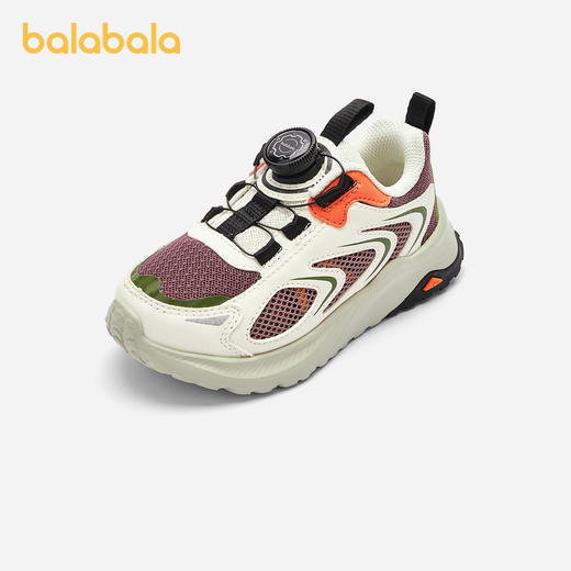 巴拉巴拉童鞋儿童运动鞋男童女童春秋旋转扣女童跑步鞋大童潮 商品图0