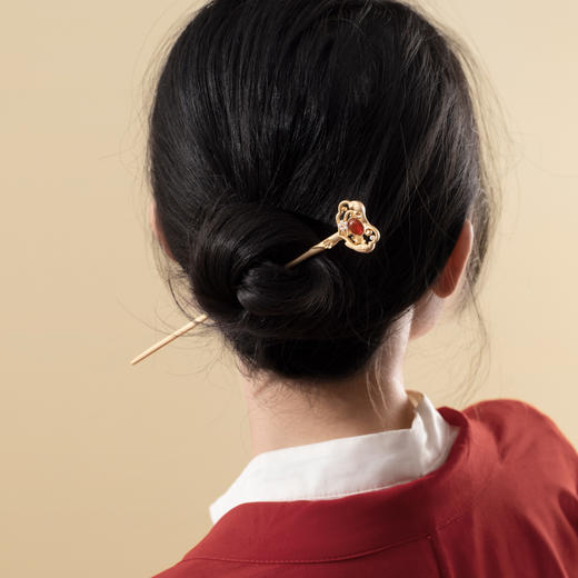 【故宫饰品】如意发簪新中式古风高级感盘发簪子发钗 商品图4