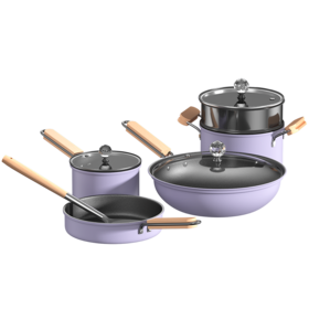 IBF艾博菲紫罗兰料理套装锅6件套 紫罗兰