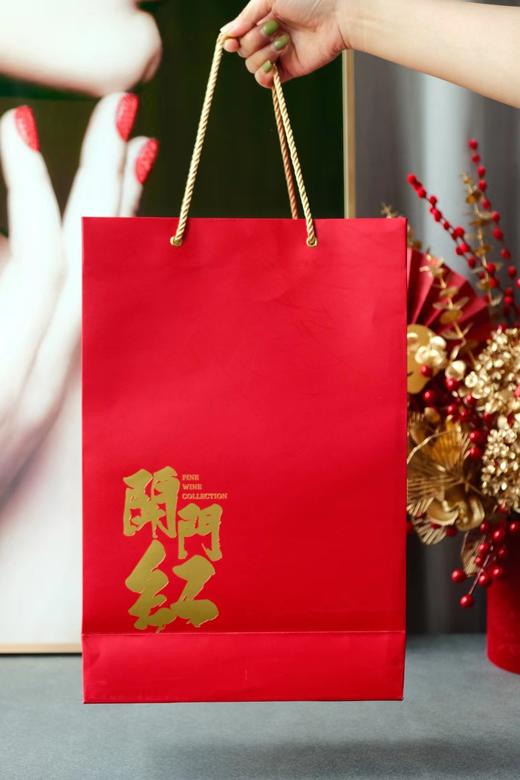 国产红酒宁夏西拉精品级干红葡萄酒开门红双支礼盒装 商品图2