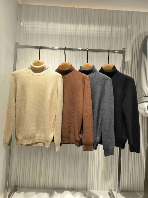 男装23秋冬新款休闲高领毛衣2252-5868▲ 商品图0