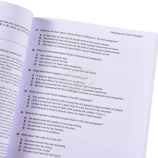 预售 【中商原版】2023新版剑桥FCE校园版考试B2等级真题试卷5附答案音频和资源库B2 First for Schools 5 Students Book with Answ 商品图3