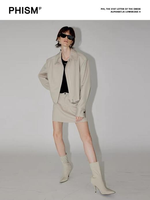 垫肩廓形夹克 商品图1